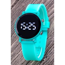 Saattino Mint Yeşil Dijital LED Çocuk Saati Kız/erkek Hediye Bileklik Saat ST-304311