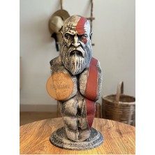 Kratos God Of War Büst Figür 25 cm Eskitme Renk