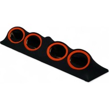 Ysn Tuning Tofaş Kartal Uyumlu Turuncu Renkli Halkalı Pandizot Oval 4X6X9 cm