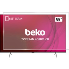 Best Ekran Beko B55HU 500B2-A-BI Tv Ekran Koruyucu - Beko 55" Inç Kırılmaz Ekran Koruyucu