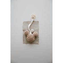 Teddy Moon Kahve Souris Emzik Askısı