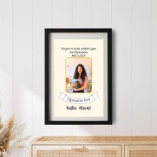 Öğretmenler Günü Hediyesi Yapışkanlı Sök Tak Fotoğraf Mesajlı Çerçeve 20X30CM