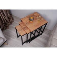 GD Furniture Zigon Sehpa (3'lü) Atlantik Çam