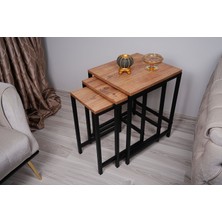 GD Furniture Zigon Sehpa (3'lü) Atlantik Çam