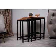 GD Furniture Zigon Sehpa (3'lü) Atlantik Çam