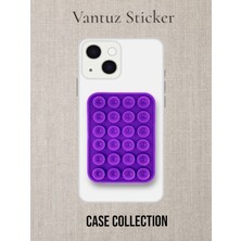 Case Collection Vakumlu Slikon Vantuz Telefon Tutucu, Cep Telefonu Için Yapiskanli Kaymaz Tutucu Cama