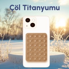 Case Collection Vakumlu Slikon Vantuz Telefon Tutucu, Cep Telefonu Için Yapiskanli Kaymaz Tutucu Cama