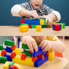 abnturk 300 Parça LEGO Seti Eğitici Yaratıcı Ufuk Açar,zeka Geliştirip Beceri Kazandır Bina,araba,tren Setli