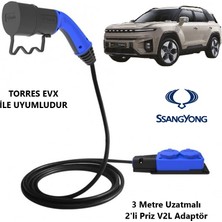 Bemis - Ssangyong Elektrikli Araçlardan Güç Alın: V2L Adaptör (3 Metre Uzatmalı)
