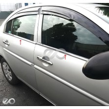 Ebal Oto Hyundai Accent Era Krom Cam Çıtası 4 Parça 2006 Üzeri Paslanmaz Çelik