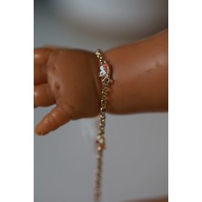 Yenigün Kuyumculuk 14 Ayar Altın Obje Detaylı Çocuk Künyesi