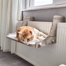 Pati Homes Kedi Kalorifer Radyatör Petek Yatağı XL Yıkanabilir Minderli