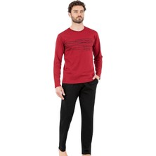 Pierre Cardin 6061 Erkek Uzun Kol Penye Pijama Takım