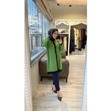Invee 7068 Yün Karışımlı Benetton-Lacivert Hırka