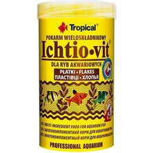 Tropical Ichtio-Vit Zengin Içerikli Pul Balık Yemi 1000 ml 200 gr
