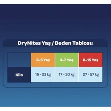 DryNites Erkek Emici Gece Külodu 8-13 Yaş 30-48 kg 9lu x 2 Adet