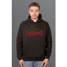 Bumeta Merry Cristmas Noel Sweatshirt Unisex Kapüşonlu Hoodie