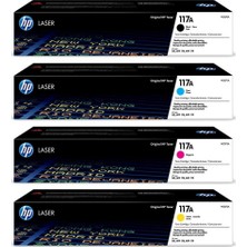 Hp Hp 117A Orjinal Toner 4'lü Set W2070A-W2071A-W2072A-W2073A 150A Nı1
