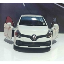 Welly 1:32 Ölçek Renault Clio Çek Bırakmetal Araba