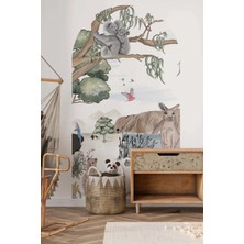 Kt Grup Avustralya Safarisi Boho Kemer Arch Modern Duvar Sticker