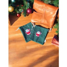 Hediye Kesesi, Takı Kesesi, Çok Amaçlı Kullanıma Uygun Kese  Noel Baba 2