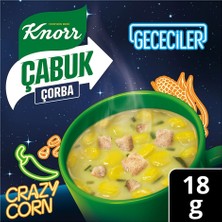 KNORR Knorr çabuk çorba Crazy Corn &amp; Jalapeno Cheddar 18 Gr Paket (20 Adet)