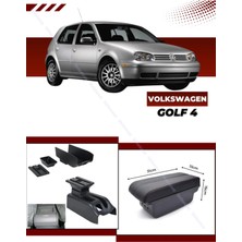 Volkswagen Golf 4 Sürgülü Kolçak Kol Dayama 2 Adet USB Li Araca Özel Delmesiz Vidasız Montaj