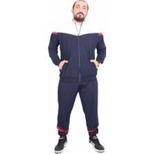 Starbattal Erkek Büyük Beden Eşofman Takım Parçalı Mg TK717 Lacıvert