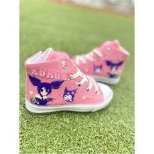 Ns Little Kuromi  Baskılı Kız Çocuk Sneaker, Ortopedik, Düz Tabanlı.
