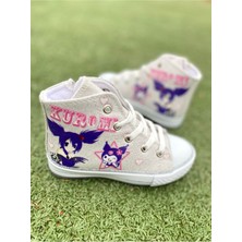 Ns Little Kuromi  Baskılı Kız Çocuk Sneaker, Ortopedik, Düz Tabanlı.