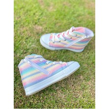 Ns Little Kız Çocuk Işıklı Sneaker Çocuk Fermuarlı Spor Ayakkabı 31-35 Işiksizdir Geni?ş Kalip