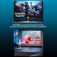 Seyutech Taşınabilir Powerbankli 4K Destekli 1080P Android Sistemli Sinema Projeksiyon Cihazı