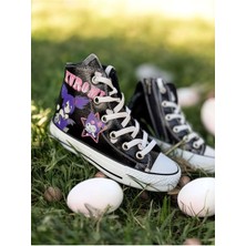Ns Little Kuromi  Baskılı Kız Çocuk Sneaker, Ortopedik, Düz Tabanlı.