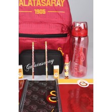 Galatasaray Lisanslı Galatasaray Kükreyen Aslanlı Okul Çantası,kalem ÇANTASI,700 ml Matara,beslenme Kabı Kırtasiye Seti