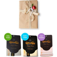 CaramelPeel Orta Kese + Kalın Kese + Sırt Kesesi Seti