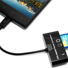 Anunnaki Micro USB 3 In 1 Sd Tf Kart Okuyucu Otg Veri Aktarıcı