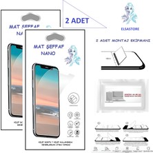 Elsa Store Mate 20 Lite Nano Ekran Koruyucu 2 Adet Ultra İnce Esnek Mat Şeffaf