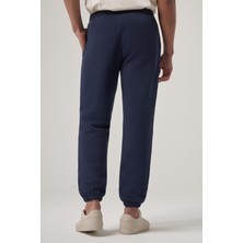 Than Lacivert Nakış Detaylı Relaxed Fit Jogger