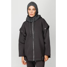 Mooncorn Füme Balaclava Triko Başlık