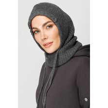 Mooncorn Füme Balaclava Triko Başlık
