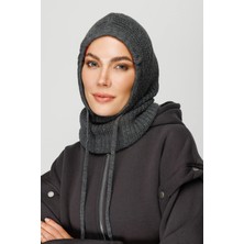 Mooncorn Füme Balaclava Triko Başlık