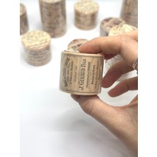 4'lü Retro Washi Tape Sticker/ Bant (4 Adet Farklı Ölçülerde)