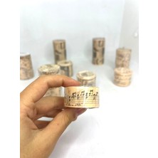 4'lü Retro Washi Tape Sticker/ Bant (4 Adet Farklı Ölçülerde)