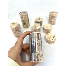 4'lü Retro Washi Tape Sticker/ Bant (4 Adet Farklı Ölçülerde)