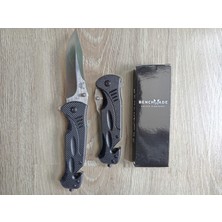 Kamp Çakısı Kemere Takma Klipsli yarı otomatik Mekanizmalı Emniyet kemeri kesme bölümü cam buz kırma sap özelligi 21 cm uzunluğunda Acil Durum Ekipmanı