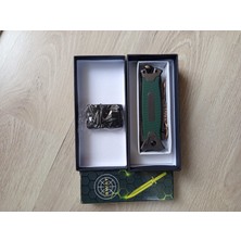 Swat marka Browning model Yarı Otomatik Mekanizmalı Çakı Bıçak Kamp Ekipmanı Acil Yardım Malzemesi 22 cm