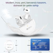 1hora AUT119 Tws Bluetooth Kulaklık LTW-006 - Kablosuz - Ios ve Android Uyumlu - Taşınabilir Şarj Kutulu - White