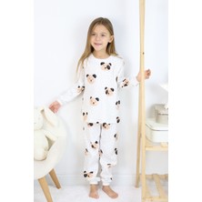 Harika Kids Kız Çocuk Interlok Kumaş Orta Kalınlıkta Pamuklu Pijama Takımı