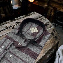 Eren Style Kışlık Pamuklu Flanel Uzun Kollu Erkek Gömlek (Regular Kalıp)
