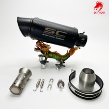SC PROJECT RACING PERFORMANS - TOK SESLI - SUSTURUCU - SİYAH EGZOS EKSOS EGZOST